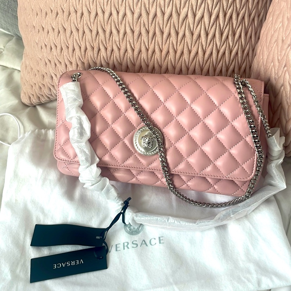 Versace dusty pink purse